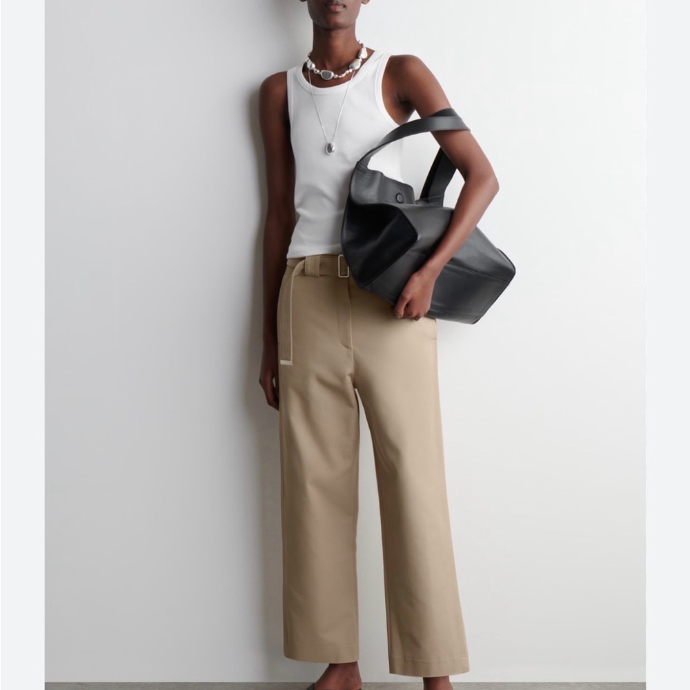 COS Belted Slim Leg Pants